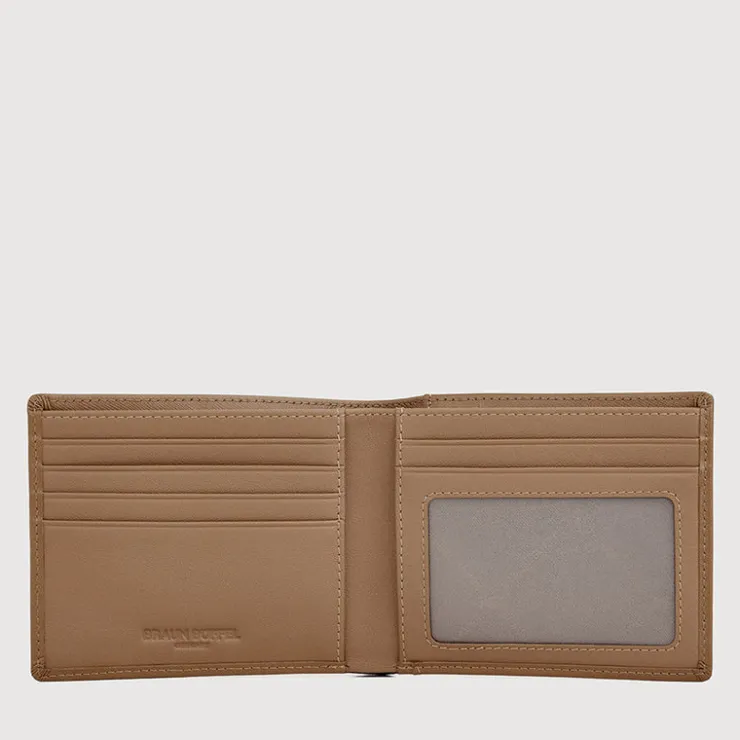 Braun Büffel Compact Wallets | Wallets & Small Leather Goods>ADAM CARDS WALLET WITH WINDOW COMPARTMENT
