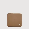 Braun Büffel Compact Wallets | Wallets & Small Leather Goods>ADAM ZIP CENTRE FLAP WALLET WITH COIN COMPARTMENT