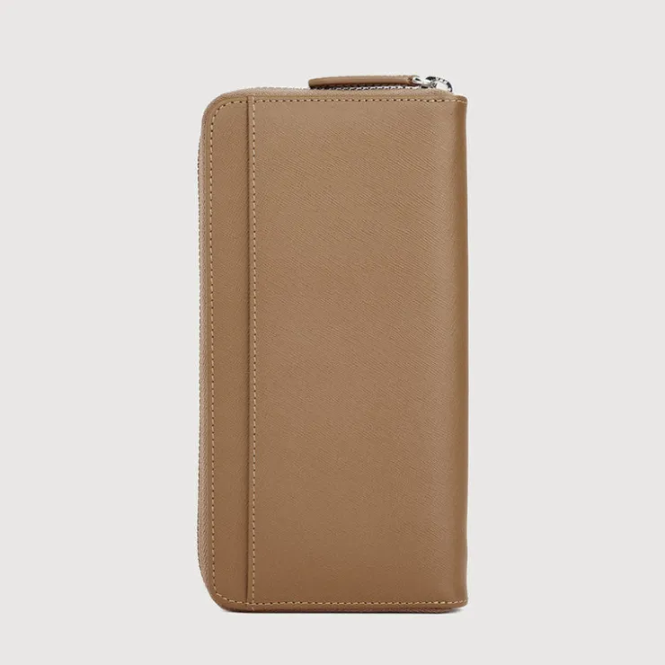 Braun Büffel Long Wallets | Wallets & Small Leather Goods>ADAM ZIP LONG WALLET