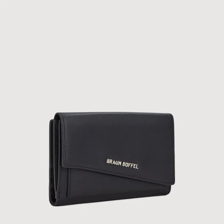 Women Braun Büffel Compact Wallets | Wallets & Small Leather Goods>AGMA BIFOLD 3/4 WALLET (BOX GUSSET)