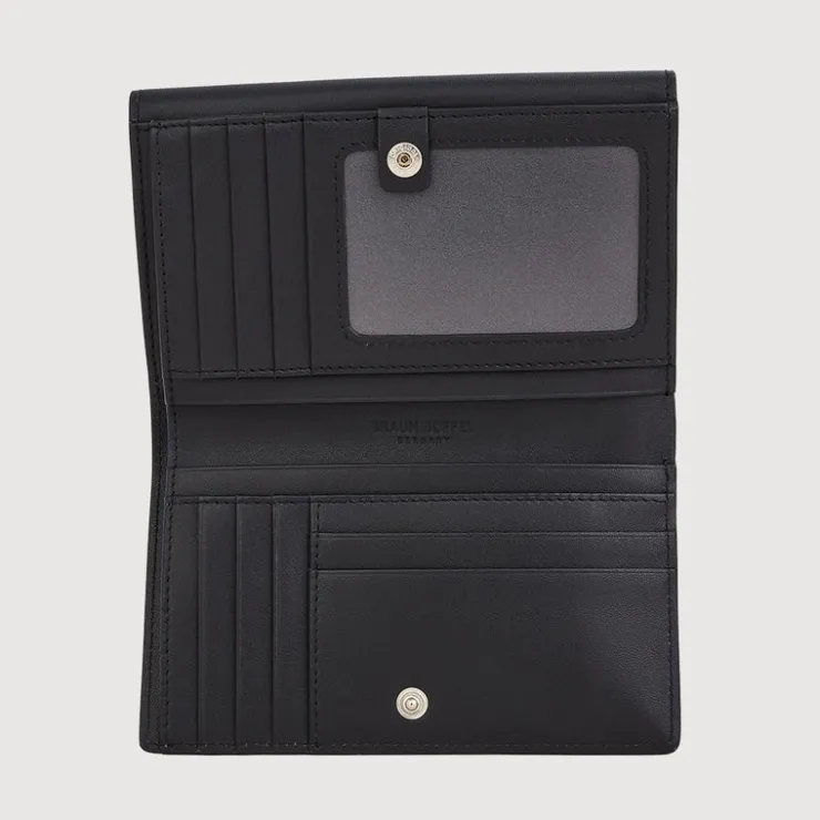 Women Braun Büffel Compact Wallets | Wallets & Small Leather Goods>AGMA BIFOLD 3/4 WALLET (BOX GUSSET)