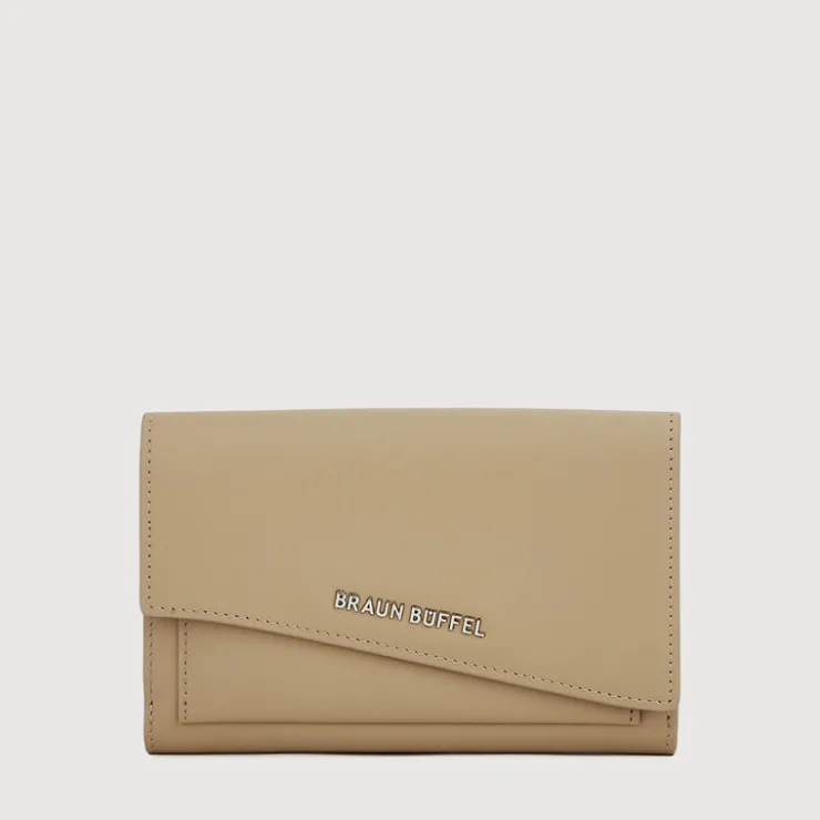 Women Braun Büffel Compact Wallets | Wallets & Small Leather Goods>AGMA BIFOLD 3/4 WALLET (BOX GUSSET)