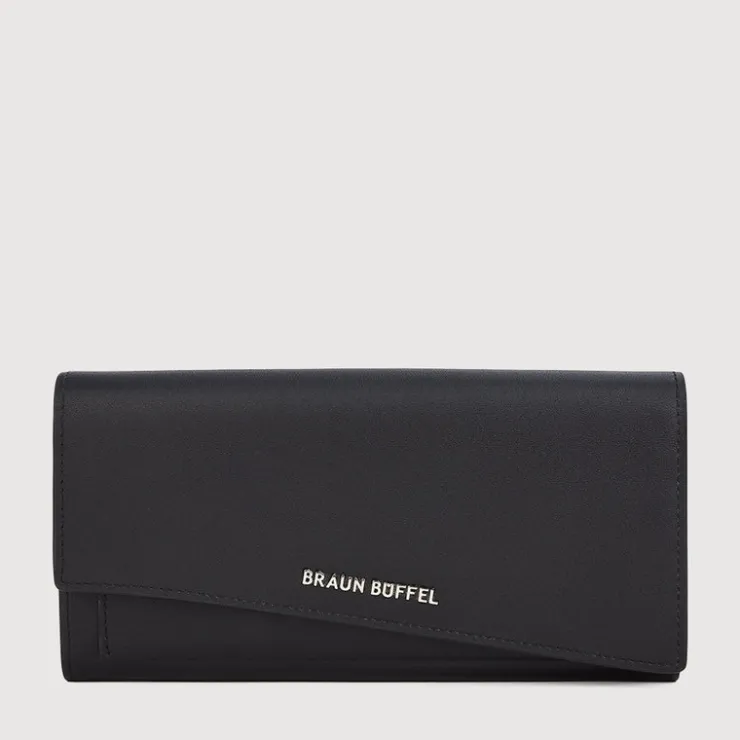 Women Braun Büffel Long Wallets | Wallets & Small Leather Goods>AGMA BIFOLD LONG WALLET WITH ZIP COMPARTMENT (BOX GUSSET)