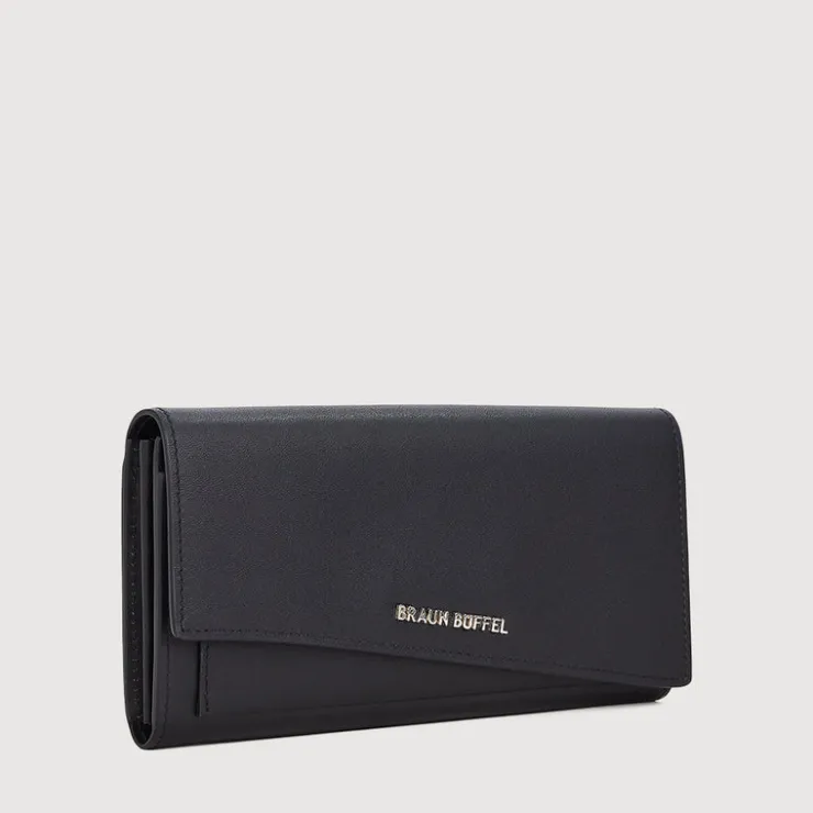 Women Braun Büffel Long Wallets | Wallets & Small Leather Goods>AGMA BIFOLD LONG WALLET WITH ZIP COMPARTMENT (BOX GUSSET)