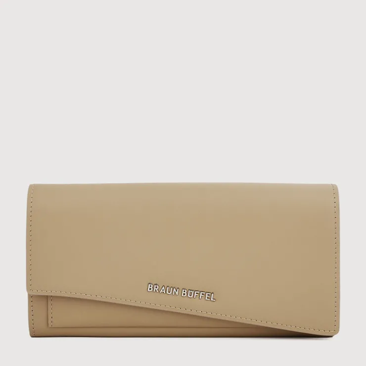 Women Braun Büffel Long Wallets | Wallets & Small Leather Goods>AGMA BIFOLD LONG WALLET WITH ZIP COMPARTMENT (BOX GUSSET)
