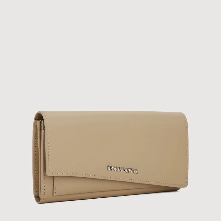 Women Braun Büffel Long Wallets | Wallets & Small Leather Goods>AGMA BIFOLD LONG WALLET WITH ZIP COMPARTMENT (BOX GUSSET)