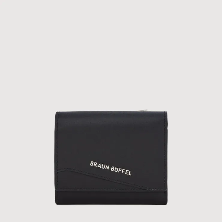 Women Braun Büffel Compact Wallets | Wallets & Small Leather Goods>AGMA TRIFOLD SMALL WALLET WITH EXTERNAL COIN COMPARTMENT