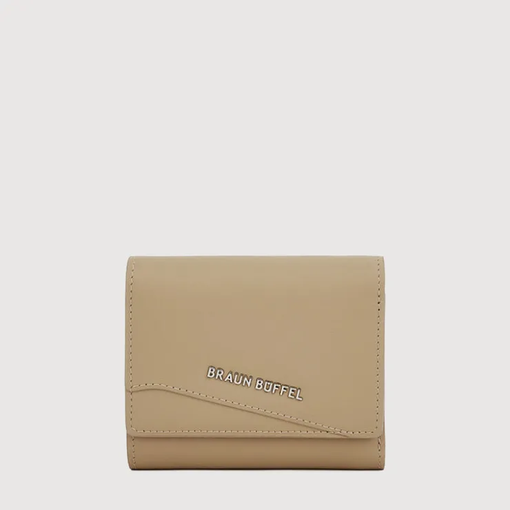 Women Braun Büffel Compact Wallets | Wallets & Small Leather Goods>AGMA TRIFOLD SMALL WALLET WITH EXTERNAL COIN COMPARTMENT