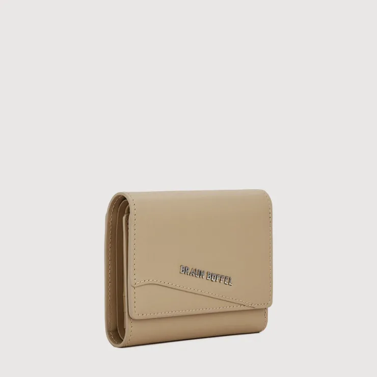 Women Braun Büffel Compact Wallets | Wallets & Small Leather Goods>AGMA TRIFOLD SMALL WALLET WITH EXTERNAL COIN COMPARTMENT