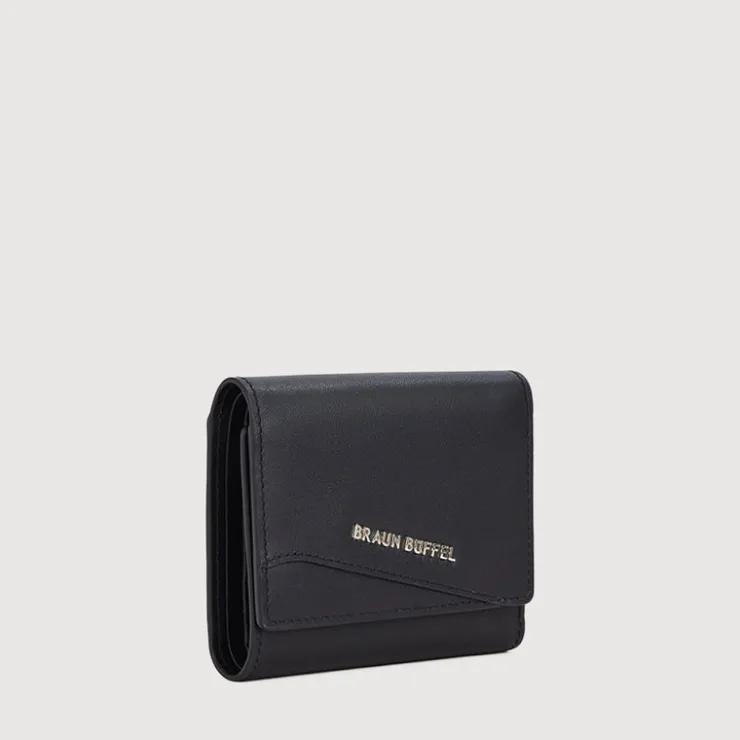 Women Braun Büffel Compact Wallets | Wallets & Small Leather Goods>AGMA TRIFOLD SMALL WALLET WITH EXTERNAL COIN COMPARTMENT