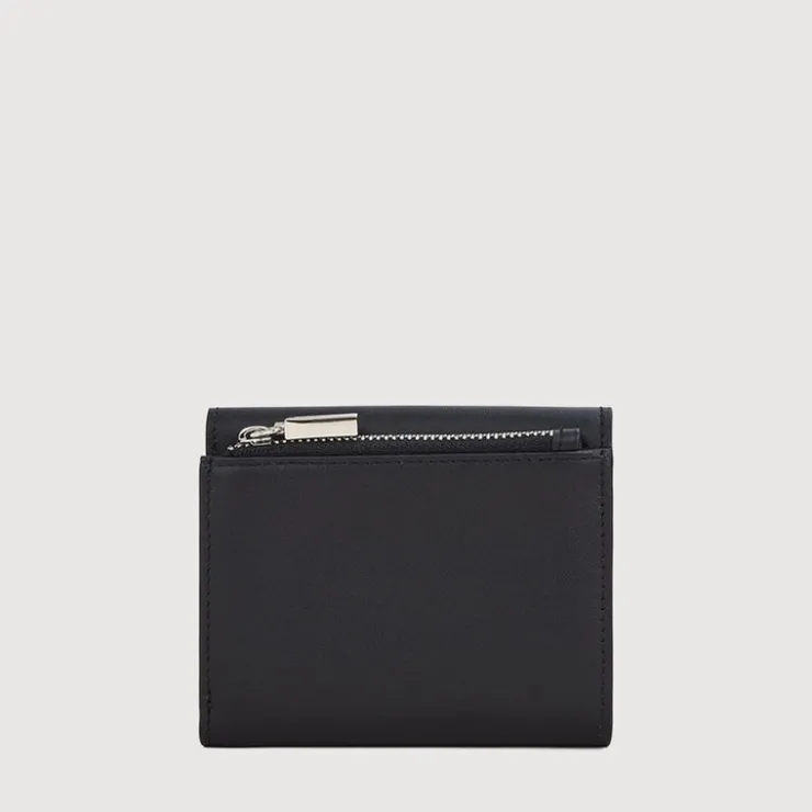 Women Braun Büffel Compact Wallets | Wallets & Small Leather Goods>AGMA TRIFOLD SMALL WALLET WITH EXTERNAL COIN COMPARTMENT
