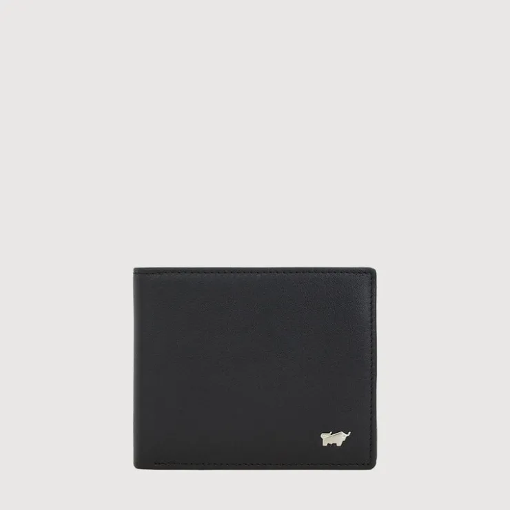 Braun Büffel Compact Wallets | Wallets & Small Leather Goods>ANDERS CENTRE FLAP WALLET WITH COIN COMPARTMENT