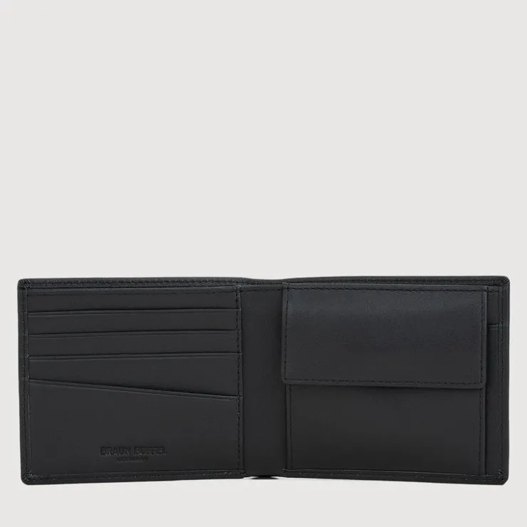Braun Büffel Compact Wallets | Wallets & Small Leather Goods>ANDERS WALLET WITH COIN COMPARTMENT