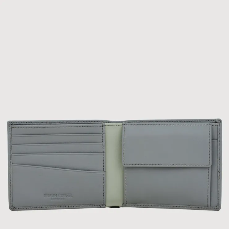 Braun Büffel Compact Wallets | Wallets & Small Leather Goods>ANDERS WALLET WITH COIN COMPARTMENT