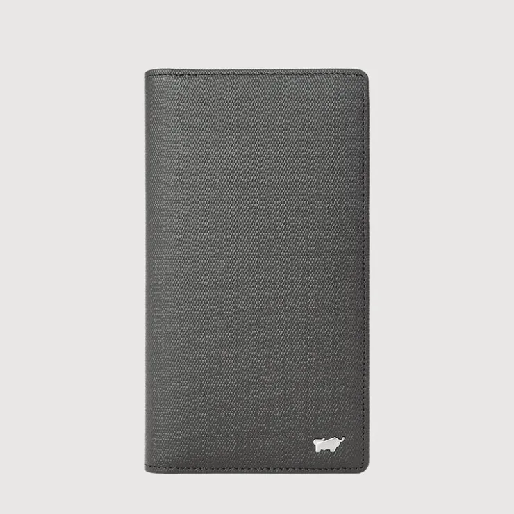Braun Büffel Long Wallets>ANDILE BIFOLD LONG WALLET WITH ZIP COMPARTMENT (BOX GUSSET)