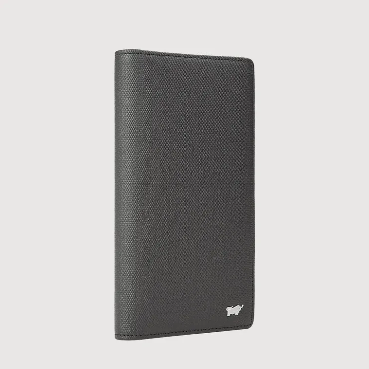 Braun Büffel Long Wallets>ANDILE BIFOLD LONG WALLET WITH ZIP COMPARTMENT (BOX GUSSET)