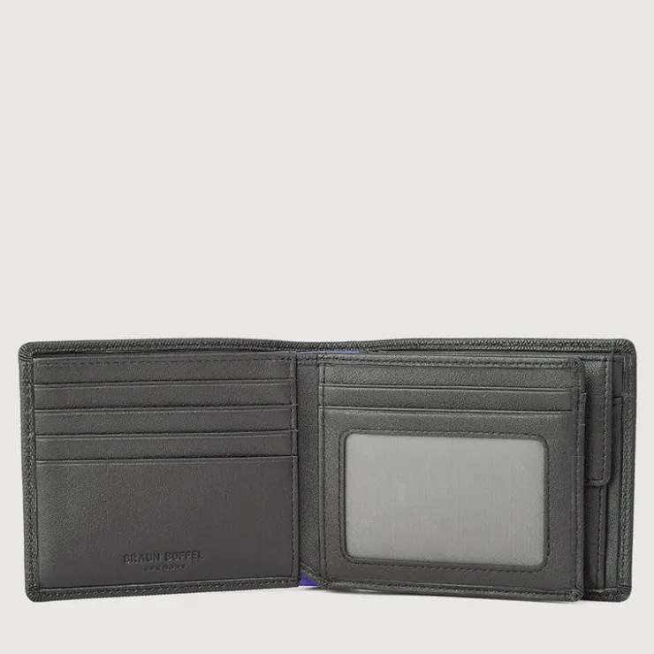 Braun Büffel Compact Wallets>ANDILE CENTRE FLAP WALLET WITH COIN COMPARTMENT