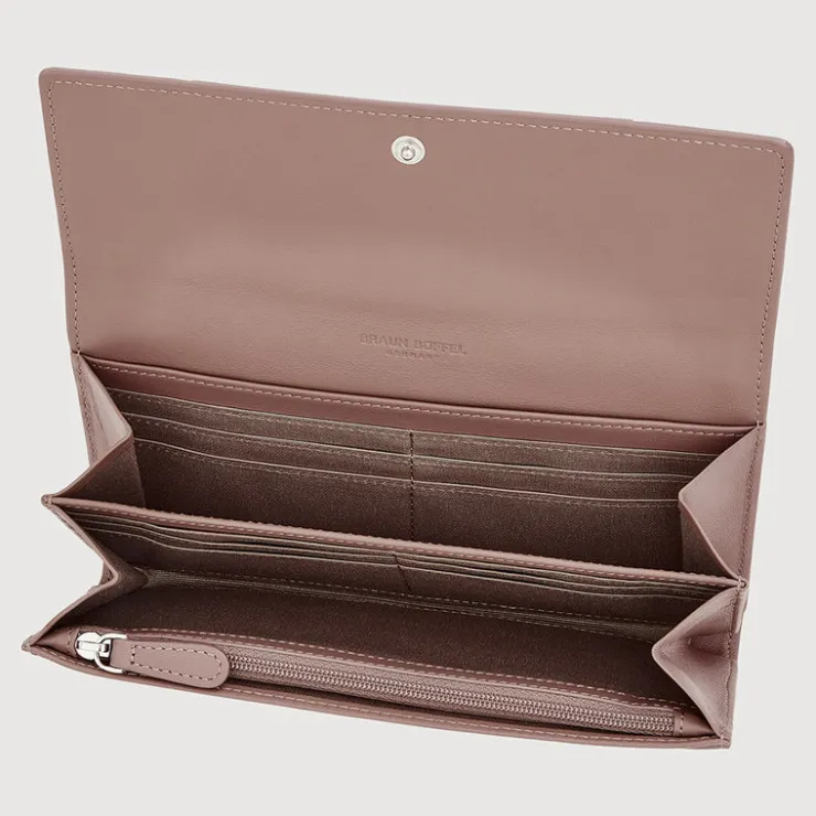 Women Braun Büffel Long Wallets | Wallets & Small Leather Goods>ARIA BIFOLD LONG WALLET WITH ZIP COMPARTMENT