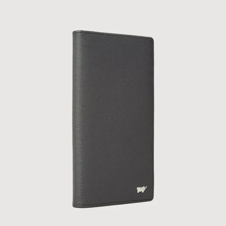 Braun Büffel Long Wallets>BERGEN BIFOLD LONG WALLET WITH ZIP COMPARTMENT (BOX GUSSET)