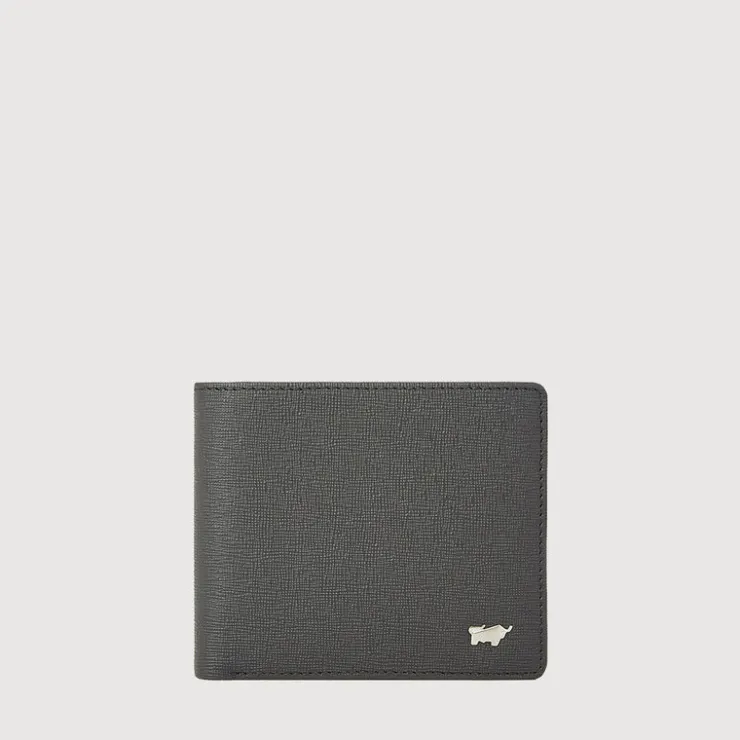 Braun Büffel Compact Wallets>BERGEN CENTRE FLAP WALLET WITH COIN COMPARTMENT
