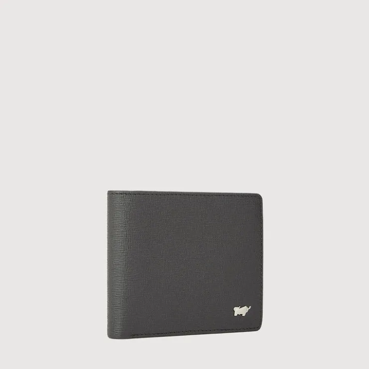 Braun Büffel Compact Wallets>BERGEN CENTRE FLAP WALLET WITH COIN COMPARTMENT