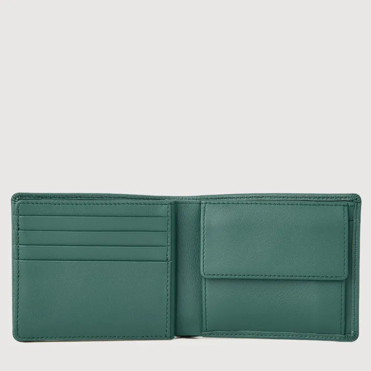 Braun Büffel Compact Wallets>BERGEN CENTRE FLAP WALLET WITH COIN COMPARTMENT