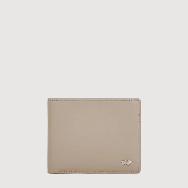Braun Büffel Compact Wallets>BURLS CENTRE FLAP WALLET WITH COIN COMPARTMENT