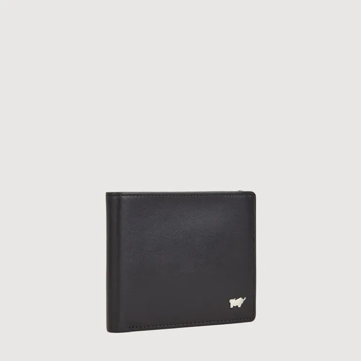 Braun Büffel Compact Wallets>BURLS CENTRE FLAP WALLET WITH COIN COMPARTMENT