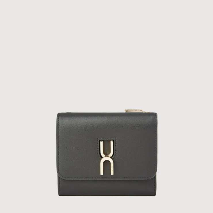 Women Braun Büffel Compact Wallets | Wallets & Small Leather Goods>CEDORE TRIFOLD SMALL WALLET WITH EXTERNAL COIN COMPARTMENT