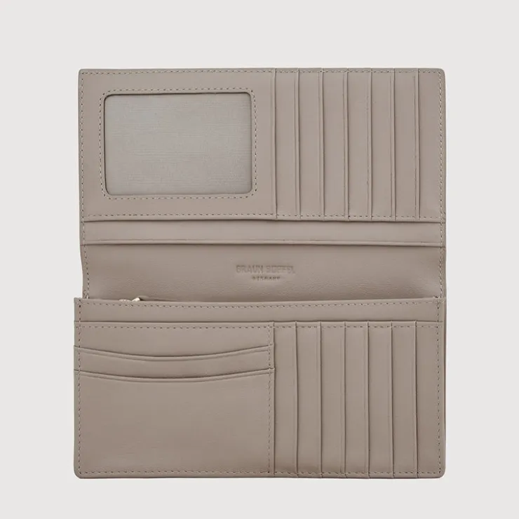 Women Braun Büffel Long Wallets | Wallets & Small Leather Goods>ELARA BIFOLD LONG WALLET WITH ZIP COMPARTMENT