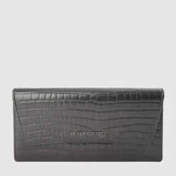Women Braun Büffel Long Wallets | Wallets & Small Leather Goods>EWIG BIFOLD LONG WALLET WITH ZIP COMPARTMENT (BOX GUSSET)