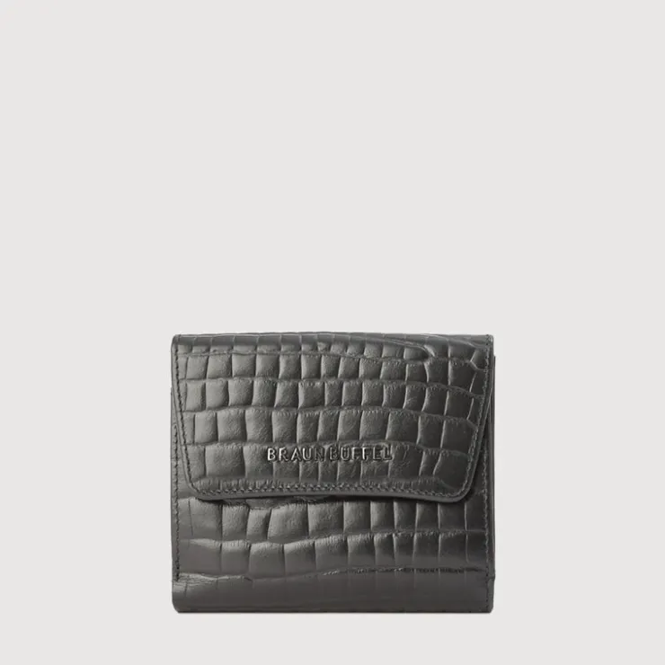 Women Braun Büffel Compact Wallets | Wallets & Small Leather Goods>EWIG BIFOLD SMALL WALLET WITH EXTERNAL COIN COMPARTMENT (BOX GUSSET)