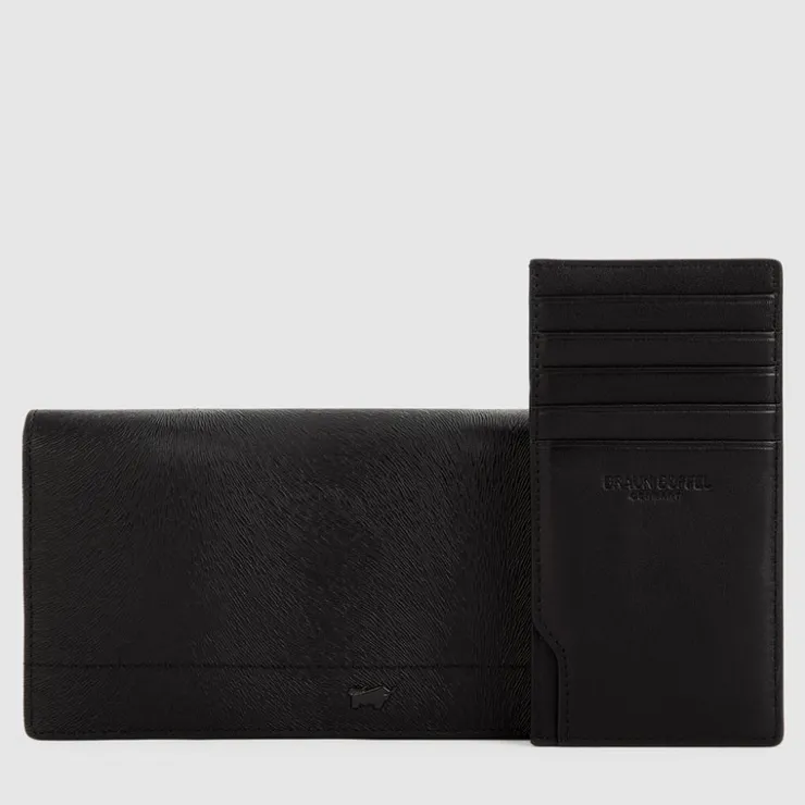 Women Braun Büffel Long Wallets | Wallets & Small Leather Goods>EYANA BIFOLD LONG WALLET WITH ZIP COMPARTMENT (BOX GUSSET)