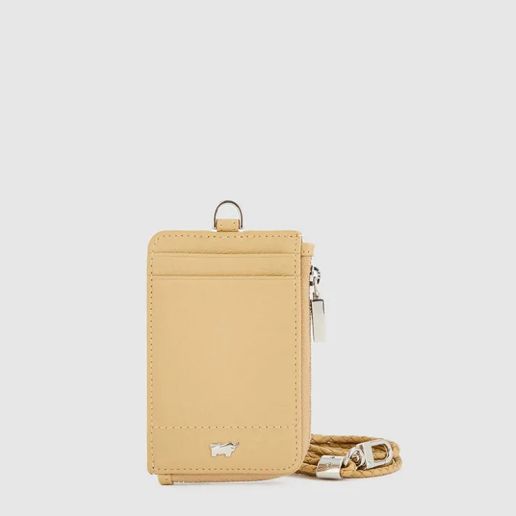 Women Braun Büffel Lanyards | Wallets & Small Leather Goods>EYANA WEAVED LANYARD WITH PASSHOLDER