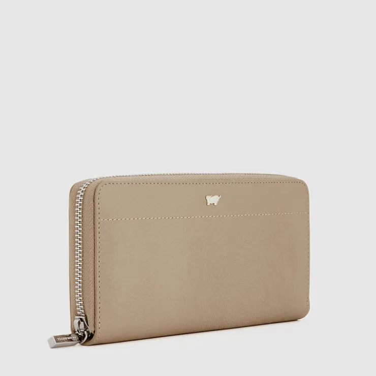 Women Braun Büffel Long Wallets | Wallets & Small Leather Goods>EYANA ZIP LONG WALLET (3 GUSSET)
