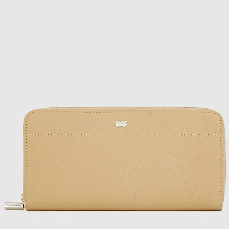 Women Braun Büffel Long Wallets | Wallets & Small Leather Goods>EYANA ZIP LONG WALLET (3 GUSSET)
