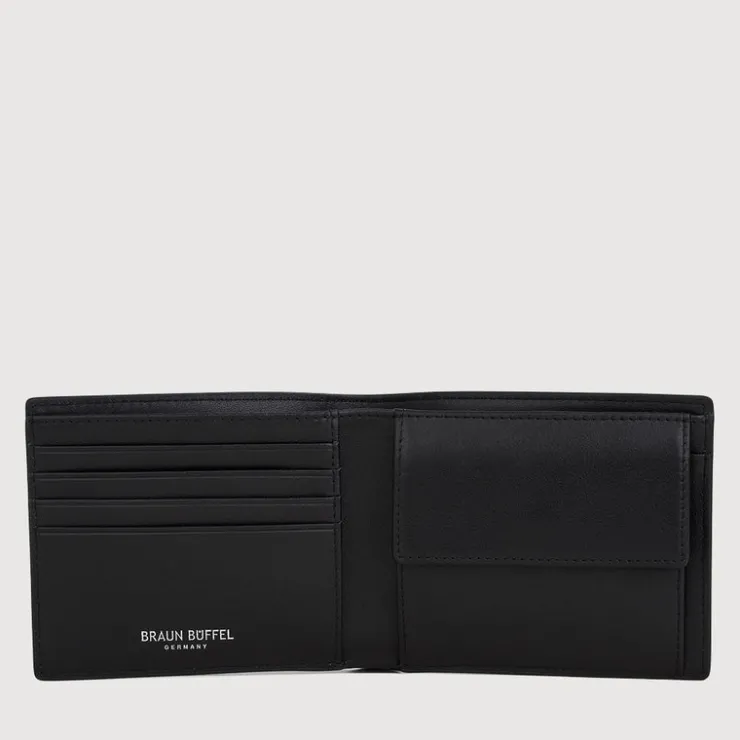 Braun Büffel Compact Wallets | Wallets & Small Leather Goods>FELIX WALLET WITH COIN COMPARTMENT