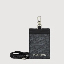 Braun Büffel Wallets & Small Leather Goods | Lanyards>FELIX WEAVED LANYARD WITH PASSHOLDER