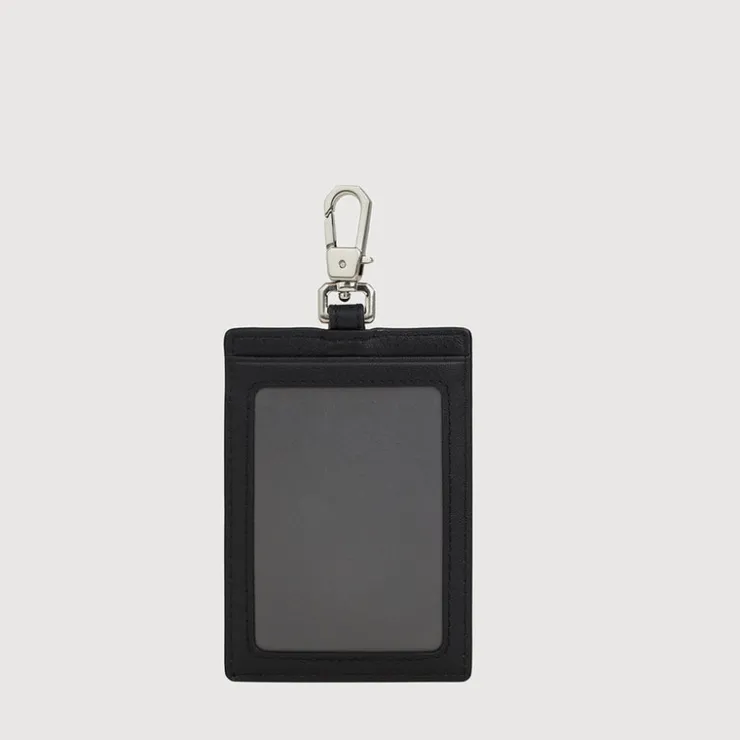 Braun Büffel Wallets & Small Leather Goods | Lanyards>FELIX WEAVED LANYARD WITH PASSHOLDER