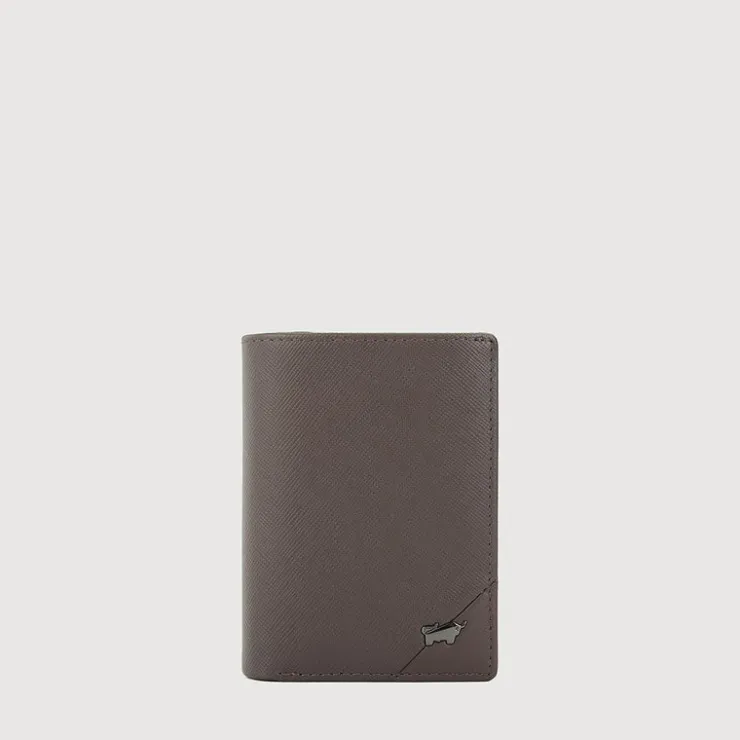 Braun Büffel Card Holders | Wallets & Small Leather Goods>GALLION CENTRE FLAP CARD HOLDER WITH NOTES COMPARTMENT (BOX GUSSET)