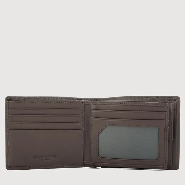 Braun Büffel Compact Wallets | Wallets & Small Leather Goods>GALLION CENTRE FLAP WALLET WITH COIN COMPARTMENT
