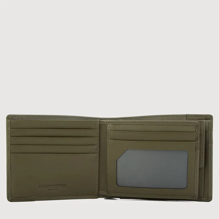 Braun Büffel Compact Wallets | Wallets & Small Leather Goods>GALLION CENTRE FLAP WALLET WITH COIN COMPARTMENT