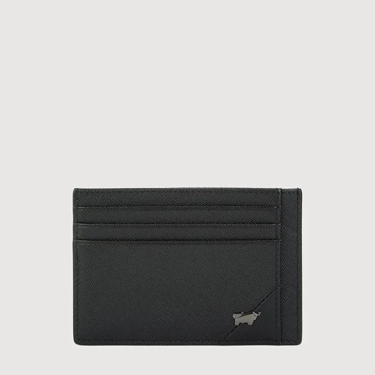 Braun Büffel Card Holders | Wallets & Small Leather Goods>GALLION FLAT CARD HOLDER