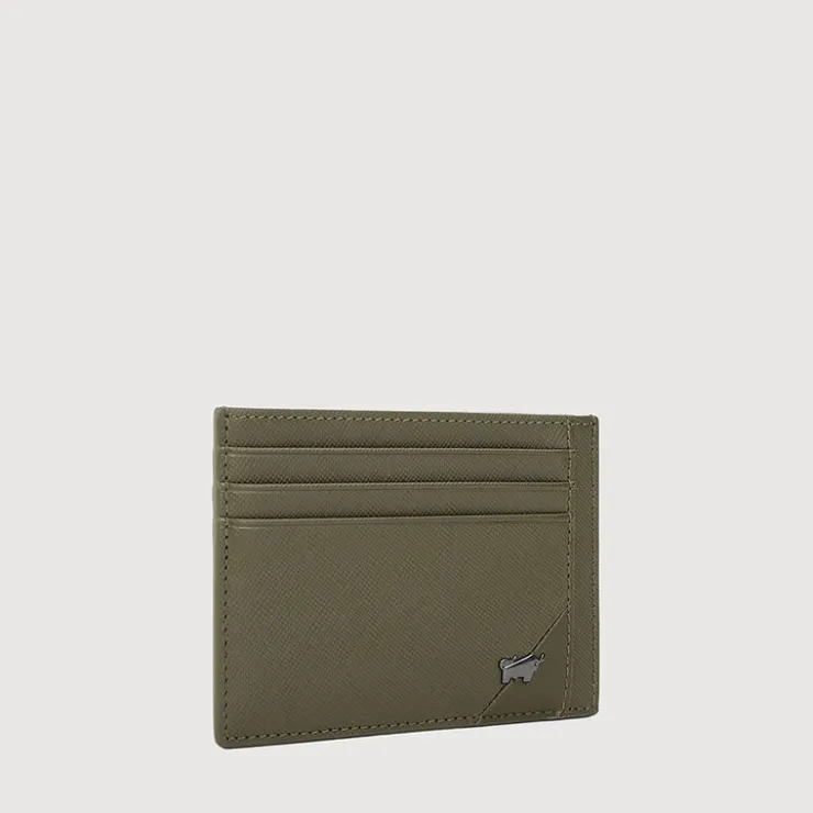 Braun Büffel Card Holders | Wallets & Small Leather Goods>GALLION FLAT CARD HOLDER