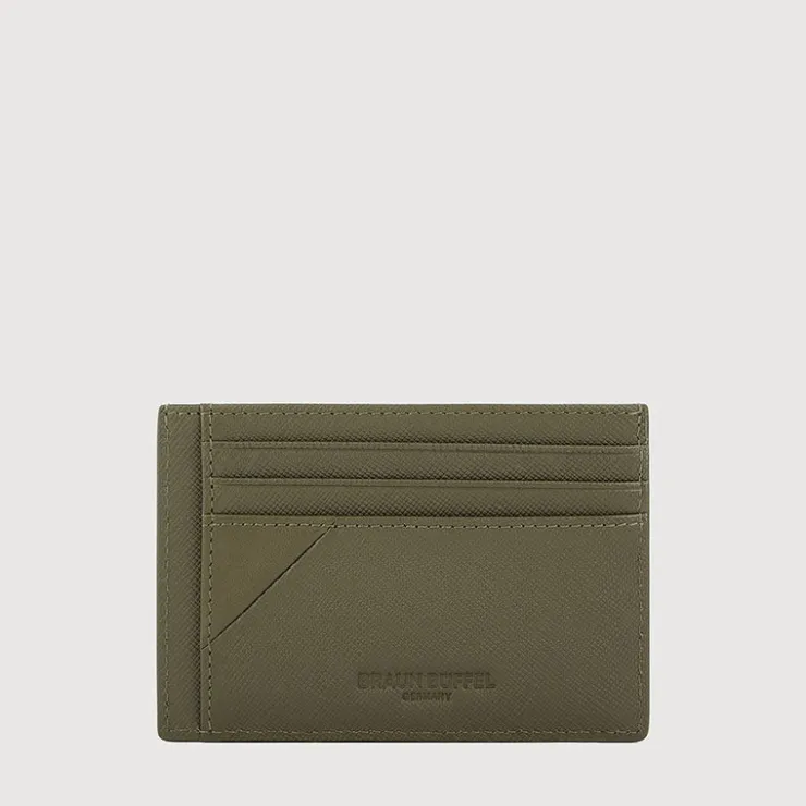 Braun Büffel Card Holders | Wallets & Small Leather Goods>GALLION FLAT CARD HOLDER