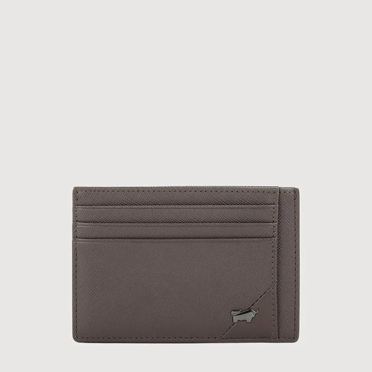 Braun Büffel Card Holders | Wallets & Small Leather Goods>GALLION FLAT CARD HOLDER