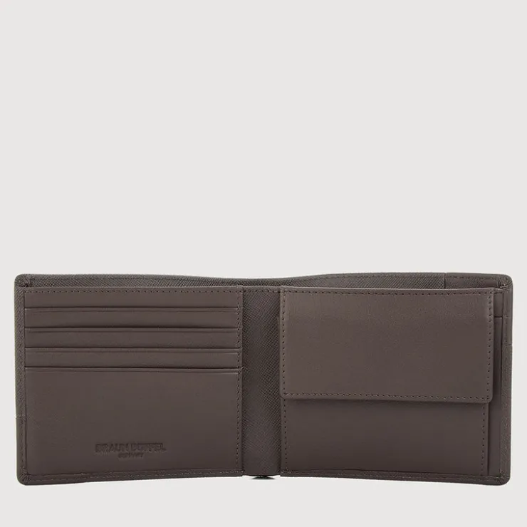 Braun Büffel Compact Wallets | Wallets & Small Leather Goods>GALLION WALLET WITH COIN COMPARTMENT
