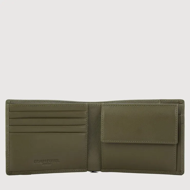 Braun Büffel Compact Wallets | Wallets & Small Leather Goods>GALLION WALLET WITH COIN COMPARTMENT