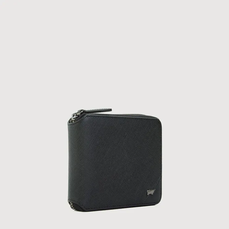 Braun Büffel Compact Wallets | Wallets & Small Leather Goods>GALLION ZIP CENTRE FLAP CARD WALLET
