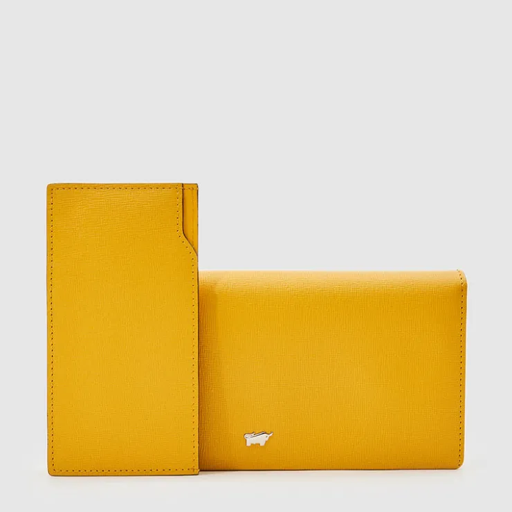 Women Braun Büffel Long Wallets | Wallets & Small Leather Goods>HINNA BIFOLD LONG WALLET WITH ZIP COMPARTMENT (BOX GUSSET)